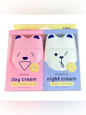 SpaLife Day & Night Face Cream Set Vitamin C Collagen 2 Pack